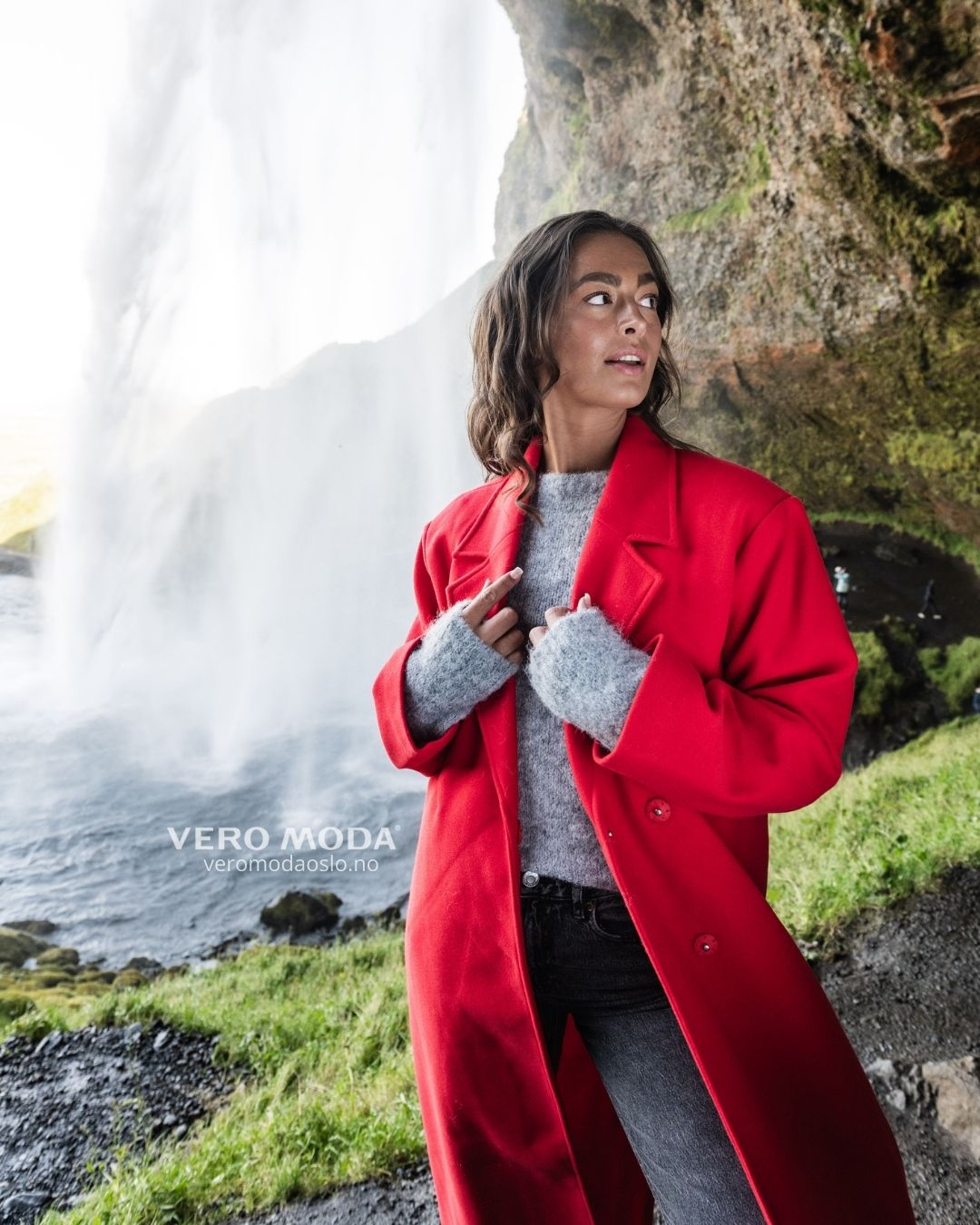 PCSAVANNAH Coat - High Risk Red